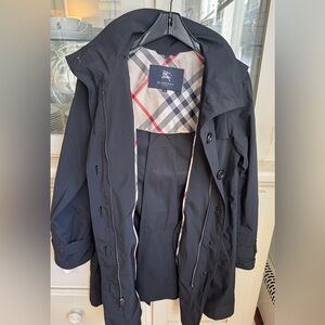 【Burberry】Nova Check Lined City Jacket Size S